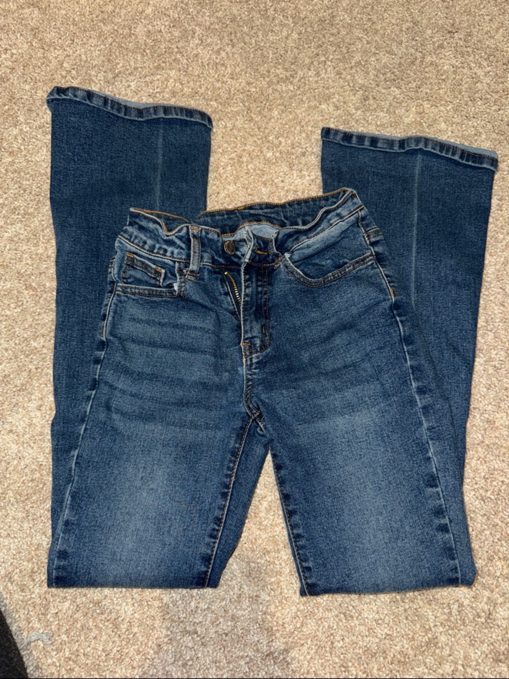 SHEIN Dark Blue Straight Leg Women's Jeans